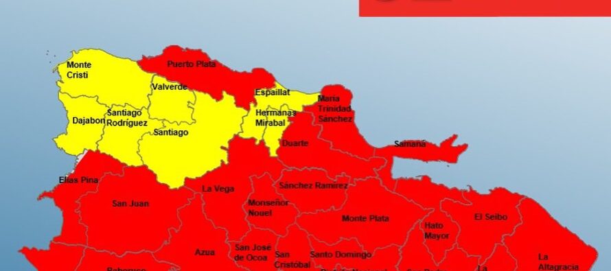 Tormenta tropical Franklin salió del país en la tarde; Ratifican los niveles de alertas