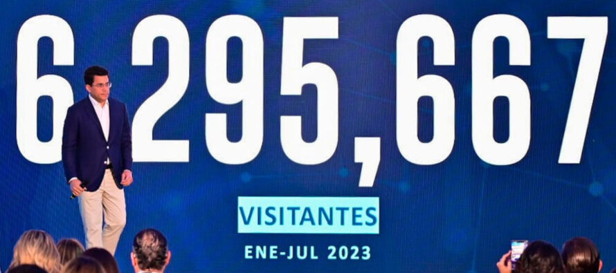 Turismo alcanza el mejor mes de la historia con 792,981 turistas; más de 6.2 millones de visitantes de enero a julio