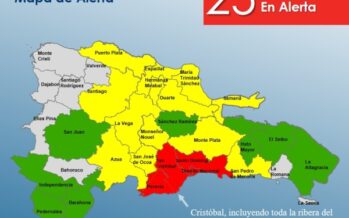 El COE coloca 25 provincias en alerta por aguaceros