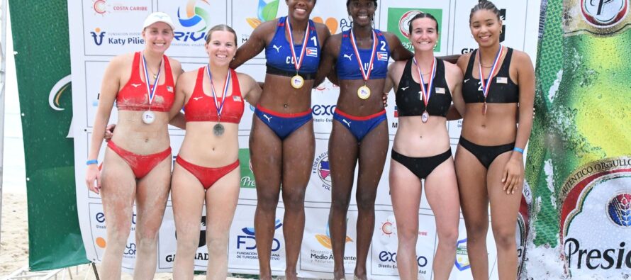 Cuba gana el torneo de voleibol de playa Norceca U-23