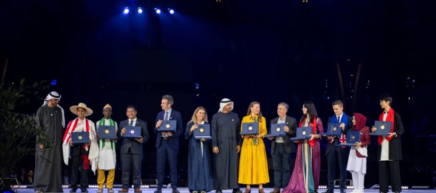 11 galardonados en la ceremonia de entrega del Premio Zayed a la Sostenibilidad