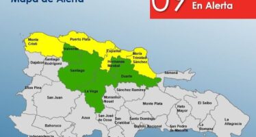 9 provincias en alerta en el norte del país  