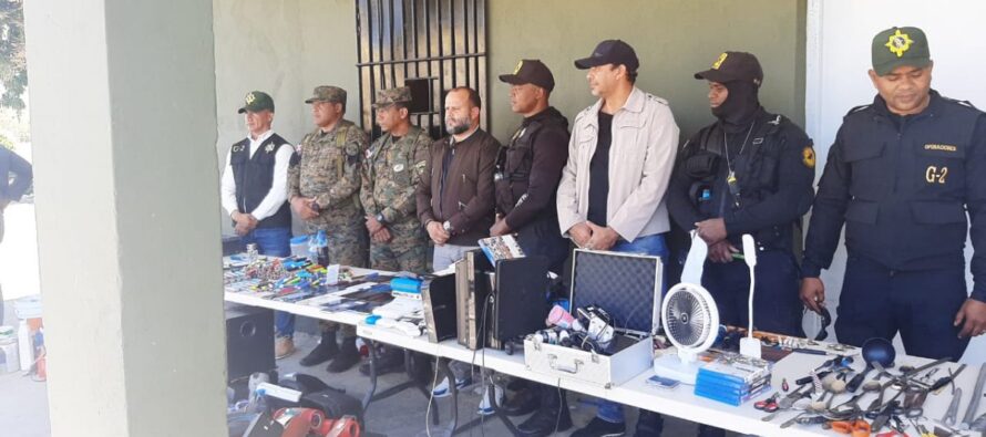 Intervienen las cárceles El Pinito y La Concepción en la provincia La Vega