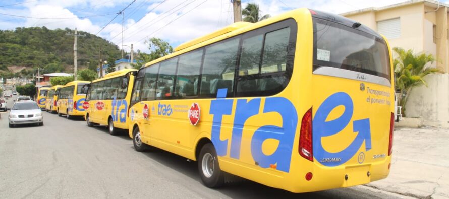 TRAE llegará a San Juan y Barahona para dar trasporte gratis y seguro a estudiantes